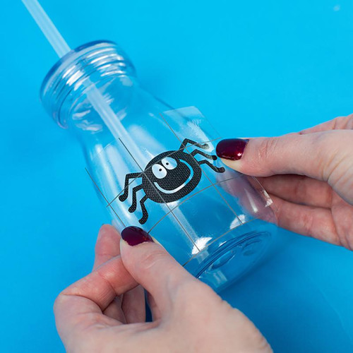 Silhouette Vinil Sticker Texturat - Black