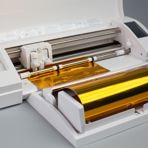 Silhouette Vinil Sticker Lucios 9" - Gold